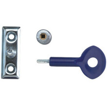Yale Locks 712111005161 P111 Window Staylocks Satin Chrome Finish Pack of 2