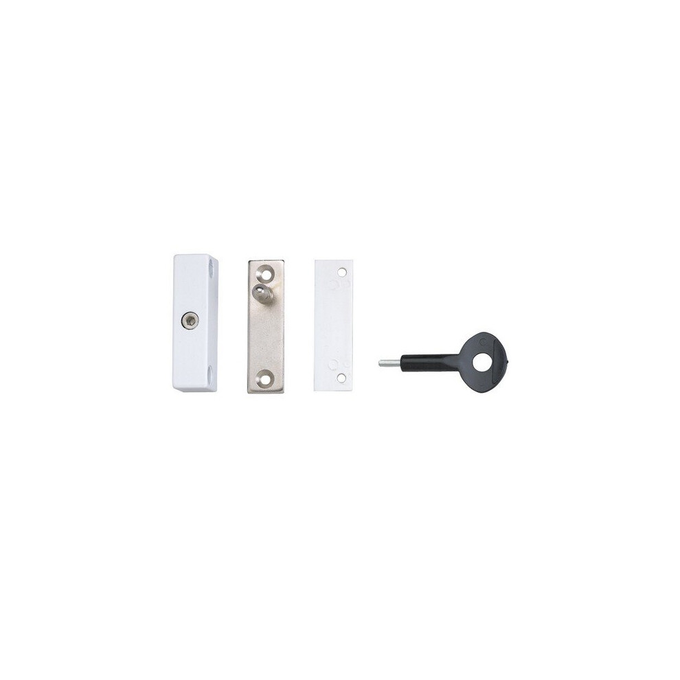 Yale P118 Auto Window Lock White Finish 2-Pack (YALP2P118WE)