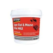 Pest-Stop-Systeme PSWB03 – Super Ratte- und Mäuse-Köder MAX Wachsköderblöcke