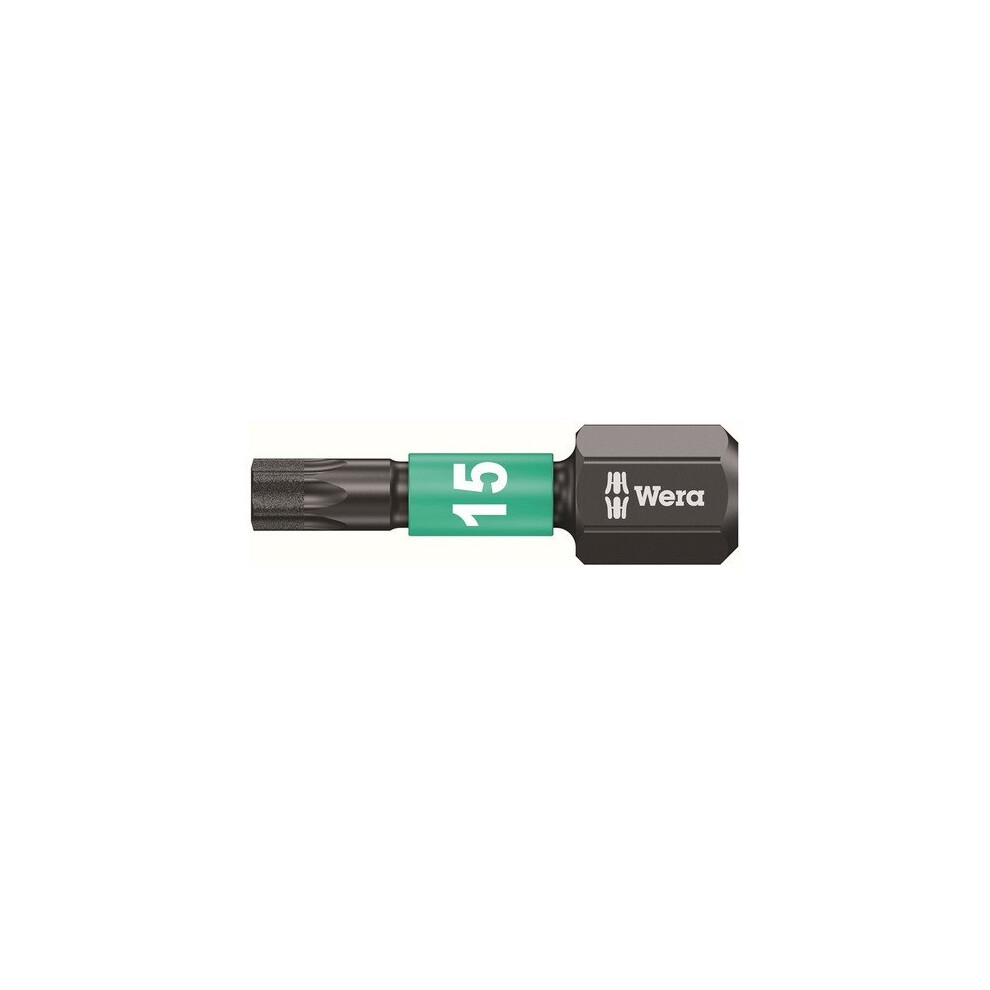 Wera 5057623001 867/1 Impaktor Insert Bit Torx TX15 x 25mm Box of 10