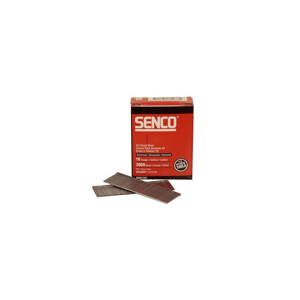 Senco Rx17eaad Straight Brad Nails Galvanised 16G X 38Mm Pack Of 2,000 7414746008078