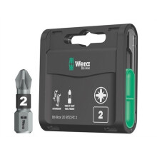 Wera WER057761 Bit-Box 20 BiTorsion Bits PZ2 x 25mm 20 Piece