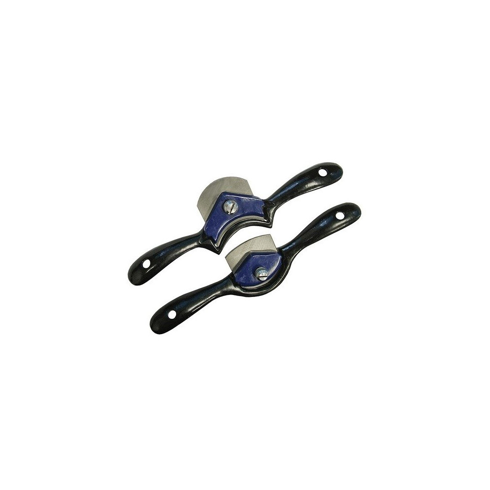 Faithfull FAISSTWIN Spokeshave Twin Pack (1 Concave & 1 Convex)