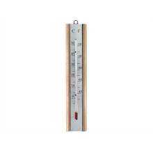 Faithfull FAITHBEECH Thermometer Wall Beech Silver 200mm