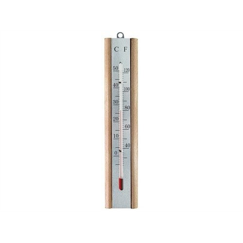Faithfull Faithfull FAITHBEECH Thermometer Wall Beech Silver 200mm