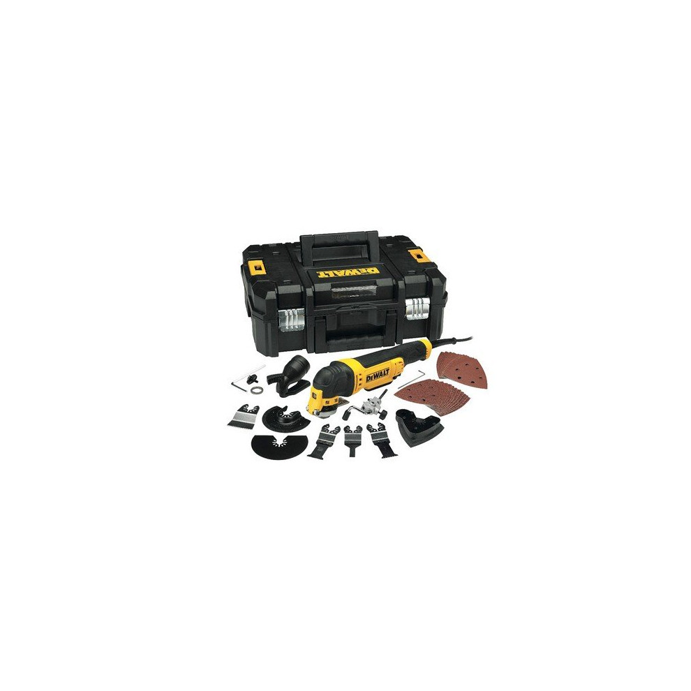DeWalt DWE315KT Multi Tool Quick Change kit Accessories Case 300 Watt 240 Volt