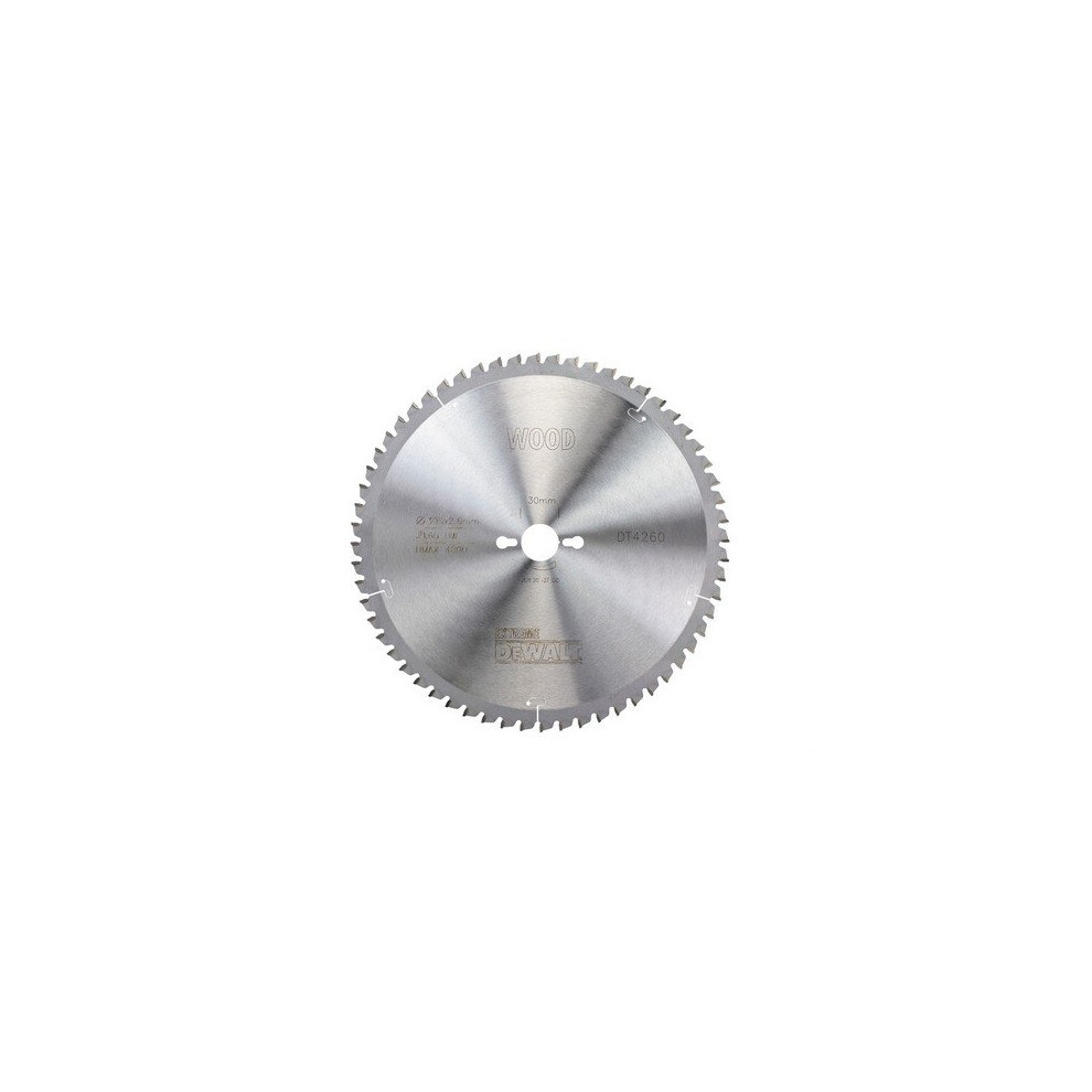 DeWalt DT4260-QZ Circular Saw Blade 305mm x 30mm x 60 Teeth Series 40 Fine Finish