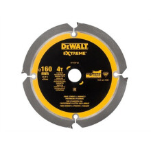 Sahanterä - DEWALT - DEWDT1470QZ - 160 x 20 mm - PCD - Värinänvaimennus