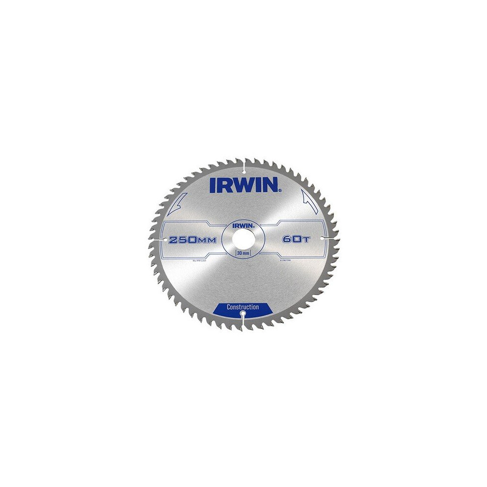 Irwin Aluminium Non-Ferrous Metal Saw Blade 250mm 60T 30mm - Image 6