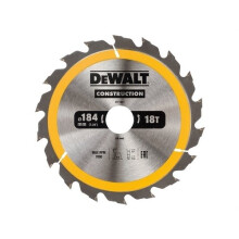 Kreissägeblatt - DeWALT - DT1941-QZ - 184/30mm - 18 Zähne - Hartmetall