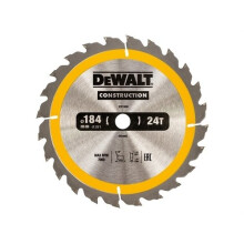 DeWalt DT1939-QZ Construction Circular Saw Blade 184 x 16mm x 24T