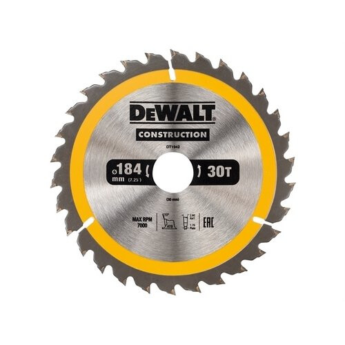 DeWalt Lama per sega circolare - DeWALT - 184-30 mm - 30 denti
