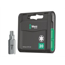 Wera WER057770 Bit-Box 20 H Extra Hard Bits TX20 x 25mm 20 Piece