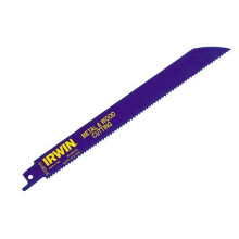 IRWIN Lot de 5 lames de scie sabre - Pour bois et métal - 810R - 10 TPI - 150 mm