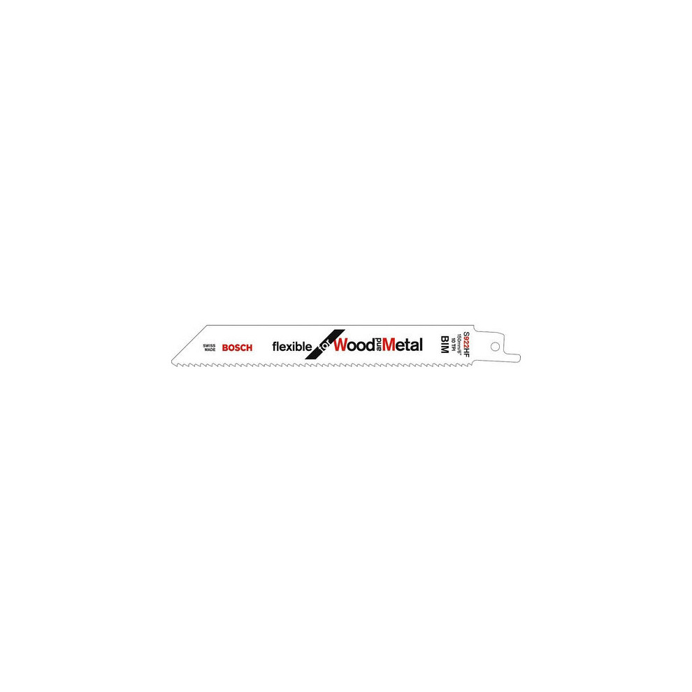 Bosch S922HF Wood and Metal Cutting Sabre Saws Blade Pack of 5