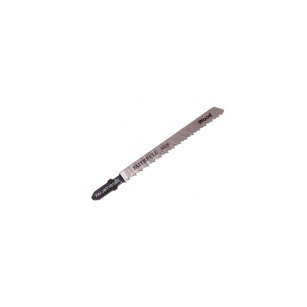 Faithfull FAIJBT101BR Jigsaw Blades Laminate/Wood T101br (Pack of 5)
