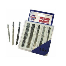 Faithfull FAIJBSET10 Jigsaw Blade Set of 10 Assorted