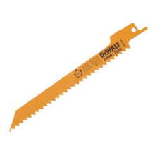 DeWalt DT2351-QZ Sabre Blade Fine Fast Cuts and Curve Cutting in Wood 152mm Pack of 5