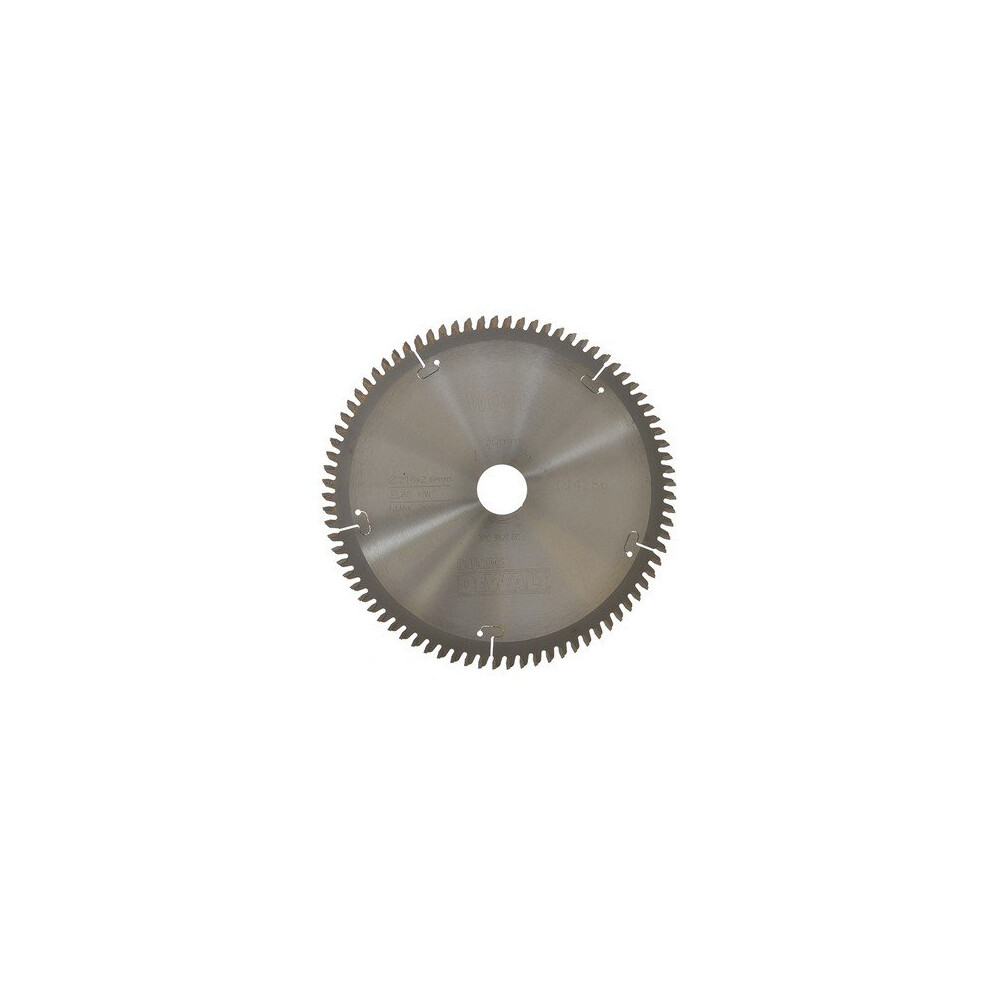 DeWalt DT4286-QZ Circular Saw Blade 216mm x 30mm x 80 Teeth Series 40 Extra Fine Finish