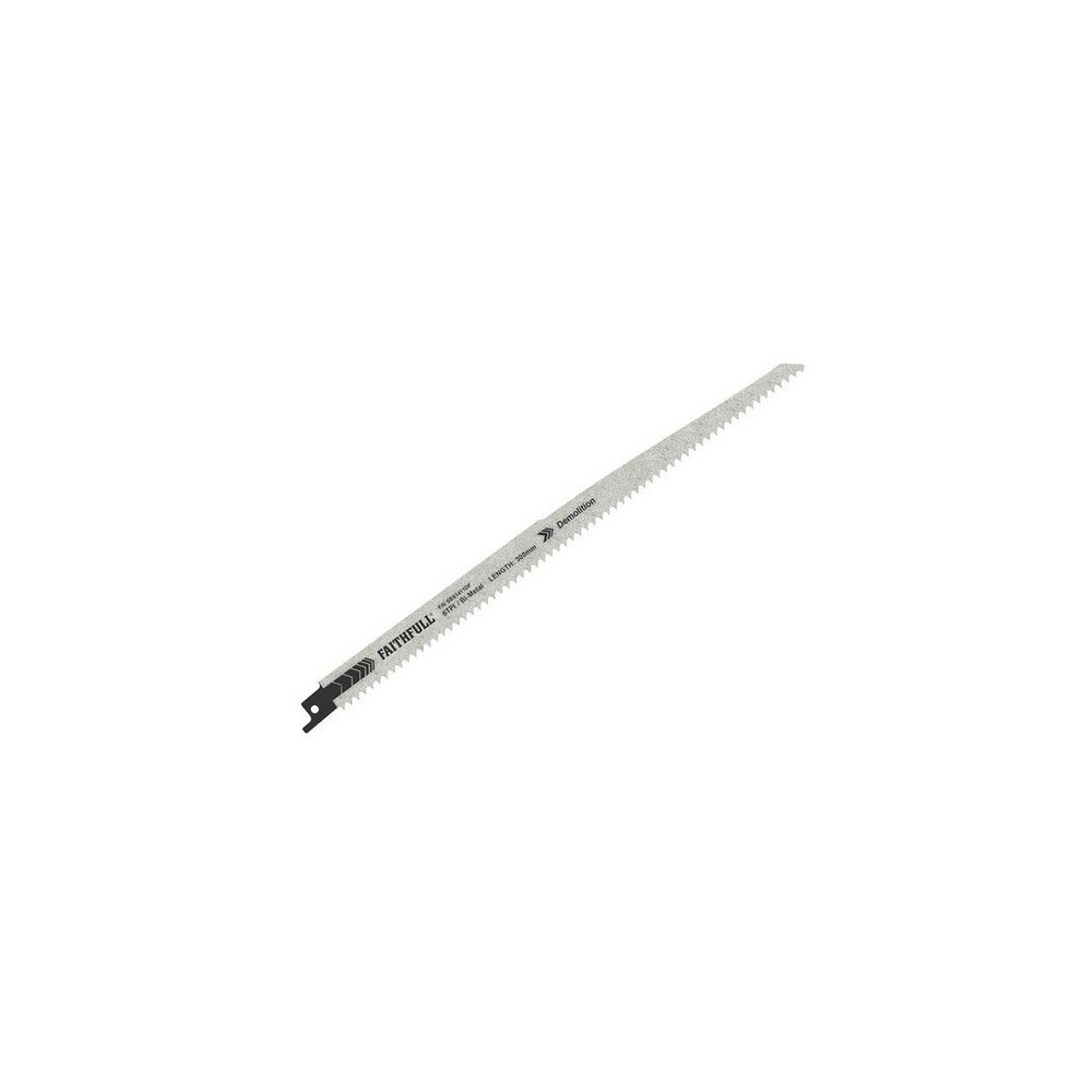 Faithfull 14027149 Sabre Saw Blades Bim Demolition S1411df (Pack Of 5)
