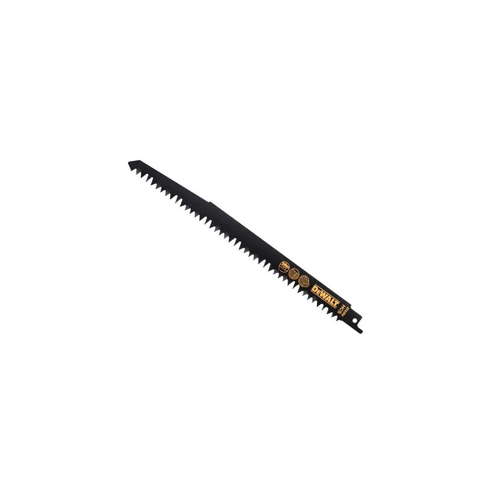 DEWALT DEWDT2352QZ HCS Wood Cutting Recip Saw Blades - Coarse, Fast Cuts 240mm (Pack 5)