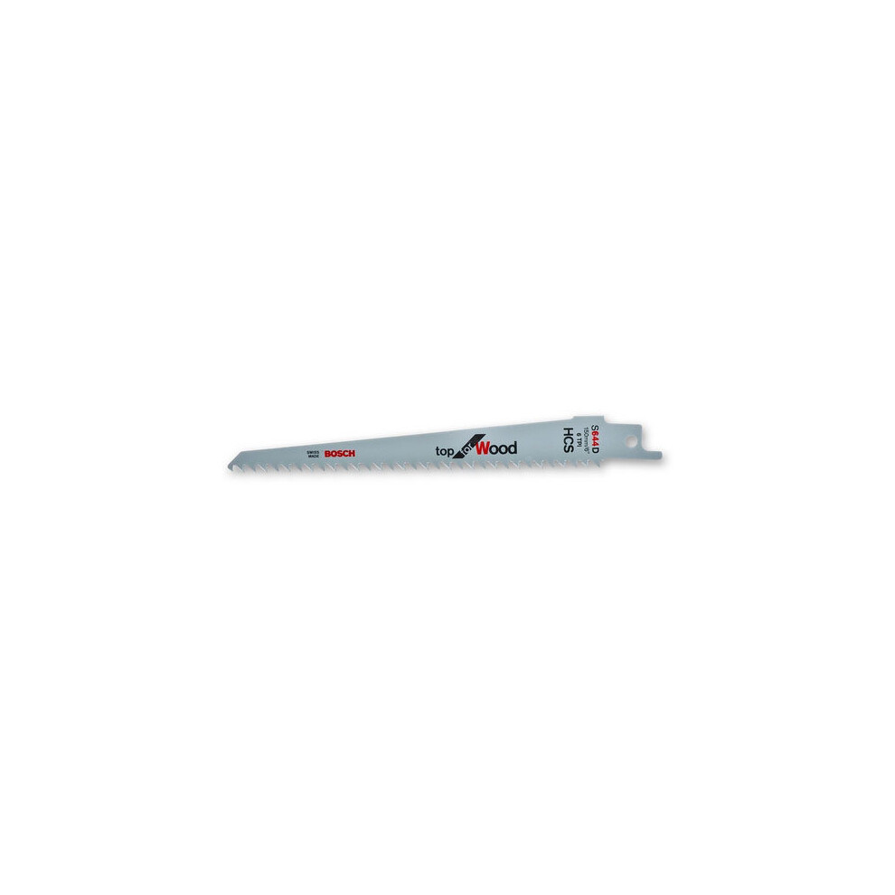 Bosch S644d Wood And Plastic Cutting Sabre Saws Blades Pack Of 5
