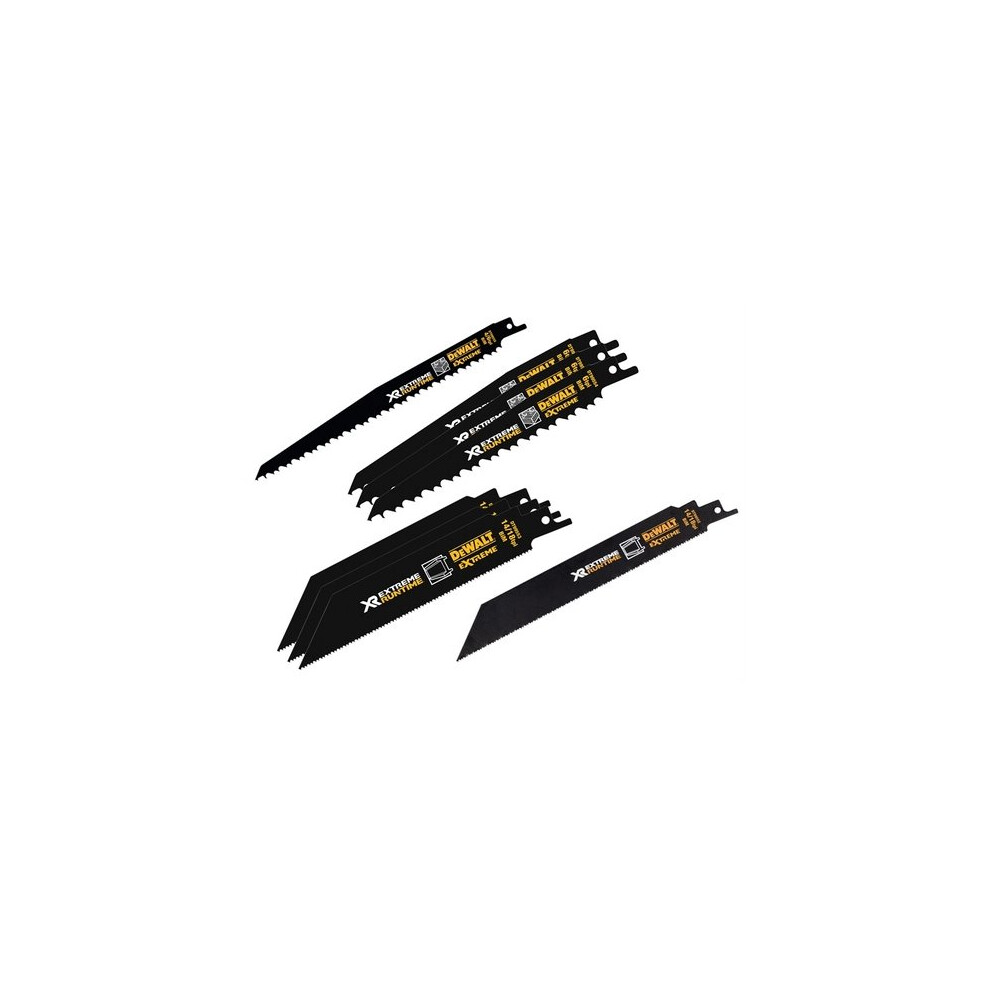 DEWALT Dt99551 Flexvolt Xr Reciprocating Saw Blade 8 Piece Set