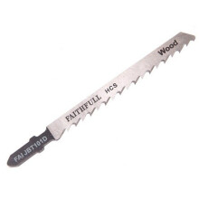 Faithfull FAIJBT101D Jigsaw Blades Wood T101d (Pack of 5)