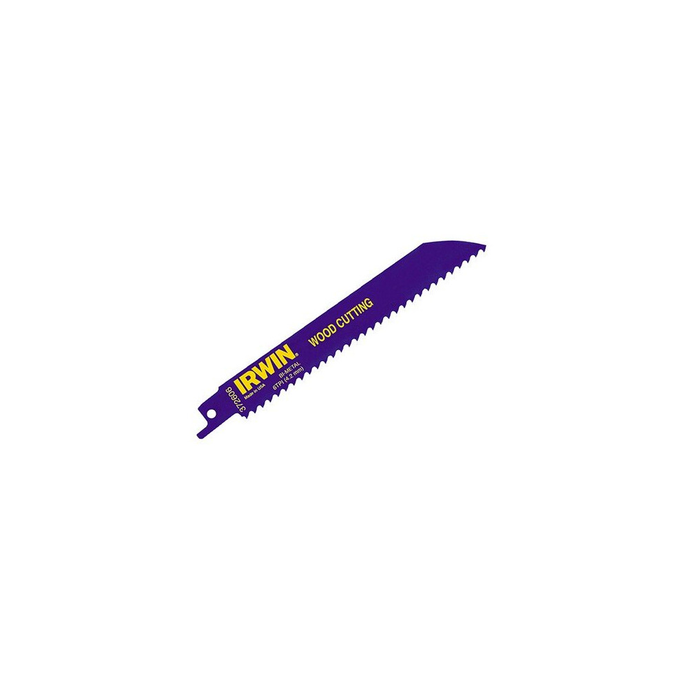 IRWIN® 606R 150mm Sabre Saw Blade Fast Cutting Wood Pack of 5 IRW10504150 - Image 5