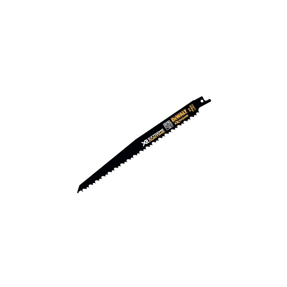 DeWalt DT99555-QZ FlexVolt Xtreme Runtime Wood Reciprocating Blades 230mm 4/6 TPI Pack of 5