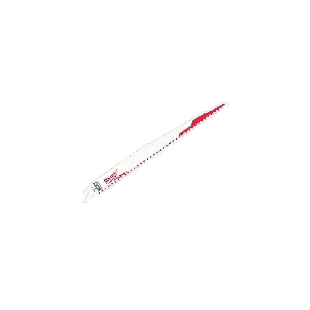 Milwaukee 48005036 Sawzall Recipro Saw Blade 230mm 5 TPI Wood With Nails Demolition Pack of 5