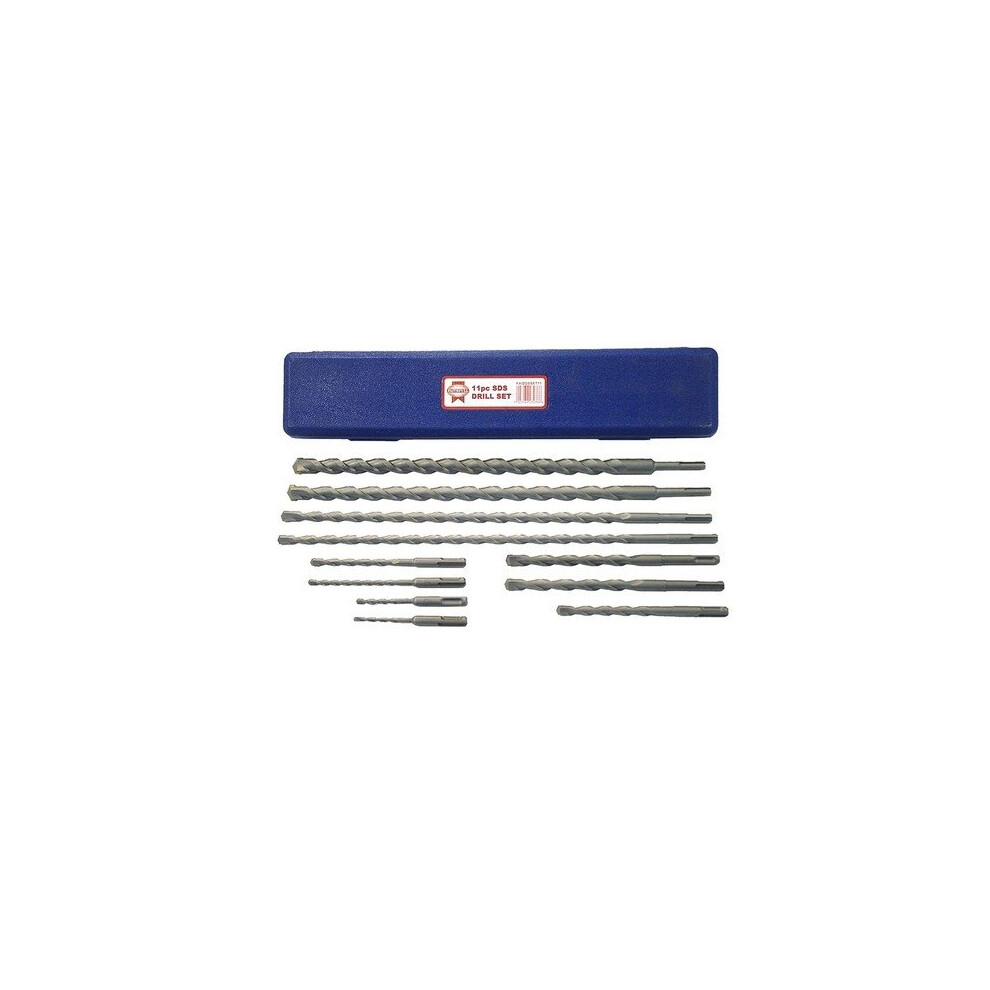 Faithfull FAISDSSET11 SDS Plus Drill Bit Set 11 Piece 5-20mm