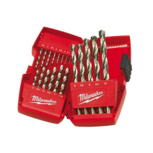 Milwaukee MIL2352374 HSS-G THUNDERWEB Metal Drill Bit Set 19 Piece 1-10mm