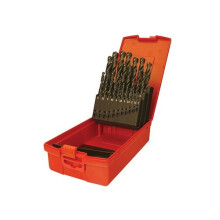 Dormer A190202 No.202 Metric HSS Drill Set of 51 1.0-6.0 x 0.1mm