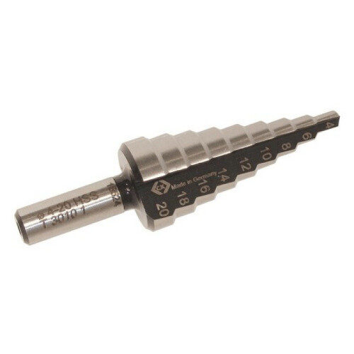 CK Tools CK T3010 1 HSS Multi Step Drill Cone Cutter 6 - 20mm