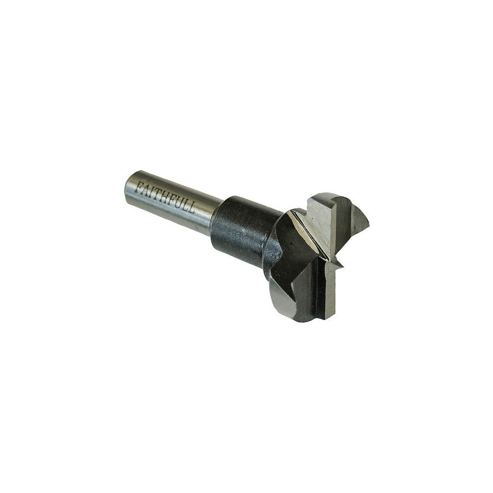Faithfull Faihbb26hcs Hcs Hinge Bore Bit 26Mm X 60Mm X 8Mm Shank
