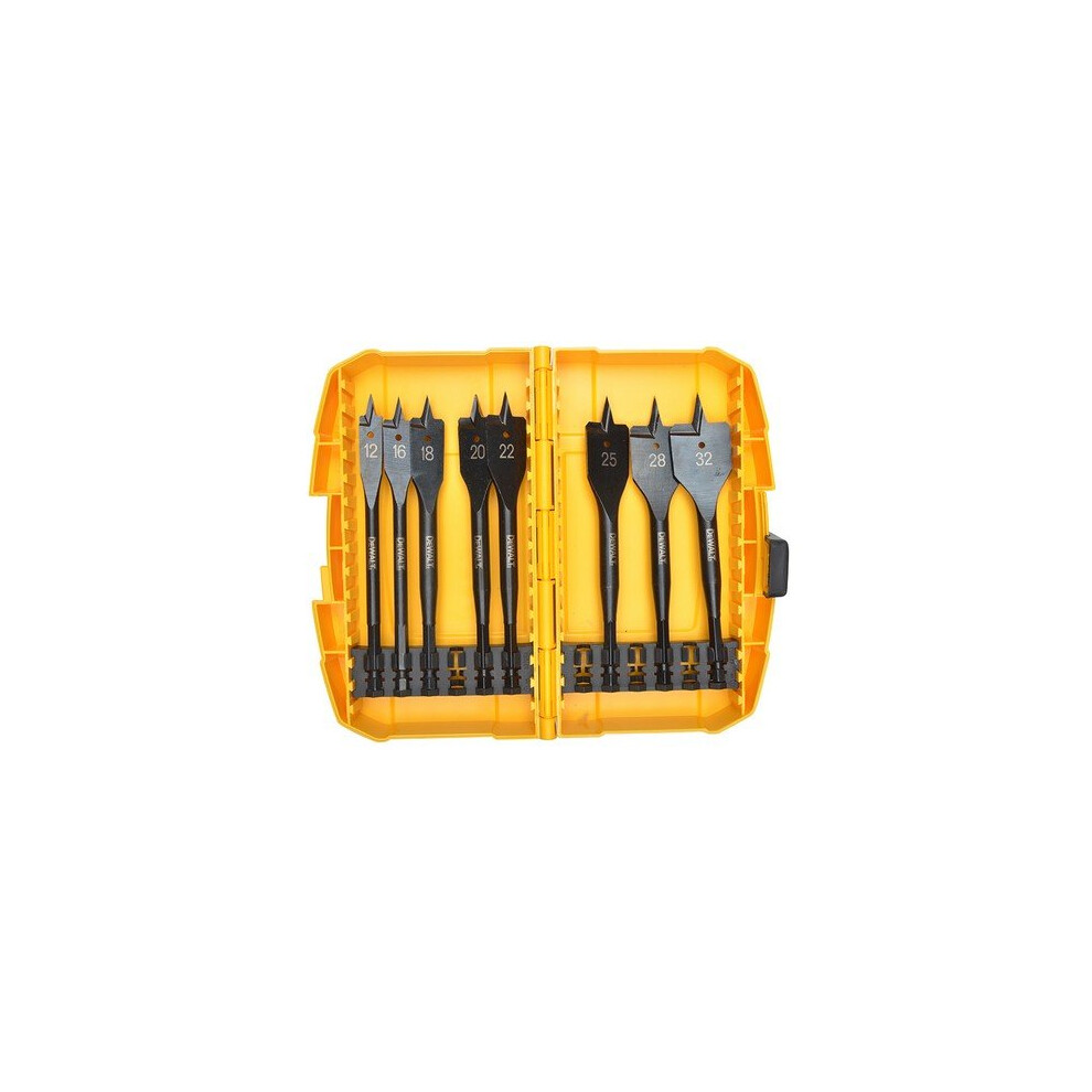 DeWalt DT7943B-QZ Extreme Flat Bit Set of 8 In Tough Case