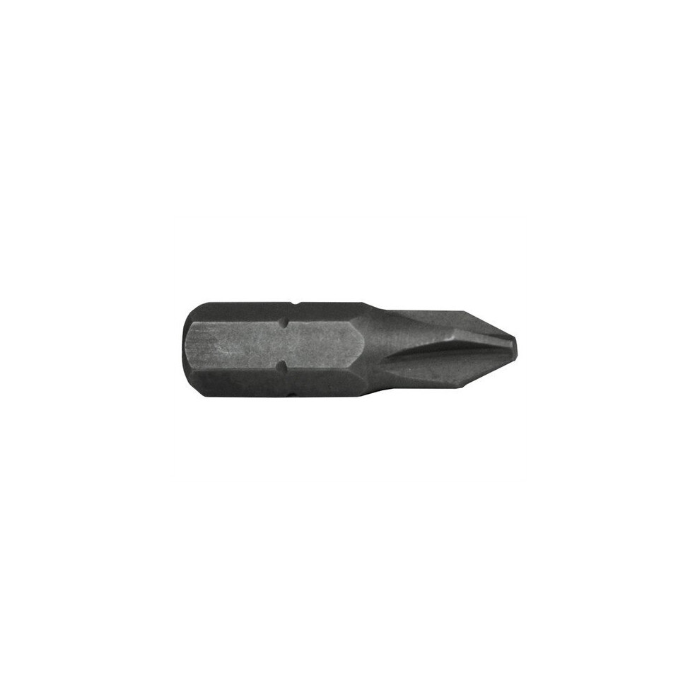 Faithfull Faisbph325 Phillips 3 S2 Grade Steel Screwdriver Bits X 25Mm Pack Of 3