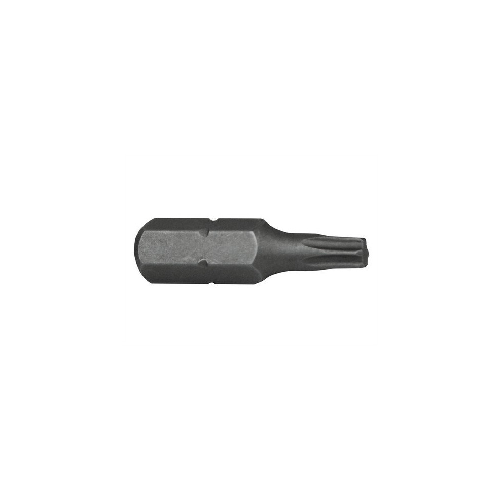 Faithfull FAISBT1025 Star Security T10 S2 Grade Steel Screwdriver Bits x 25mm Pack of 3