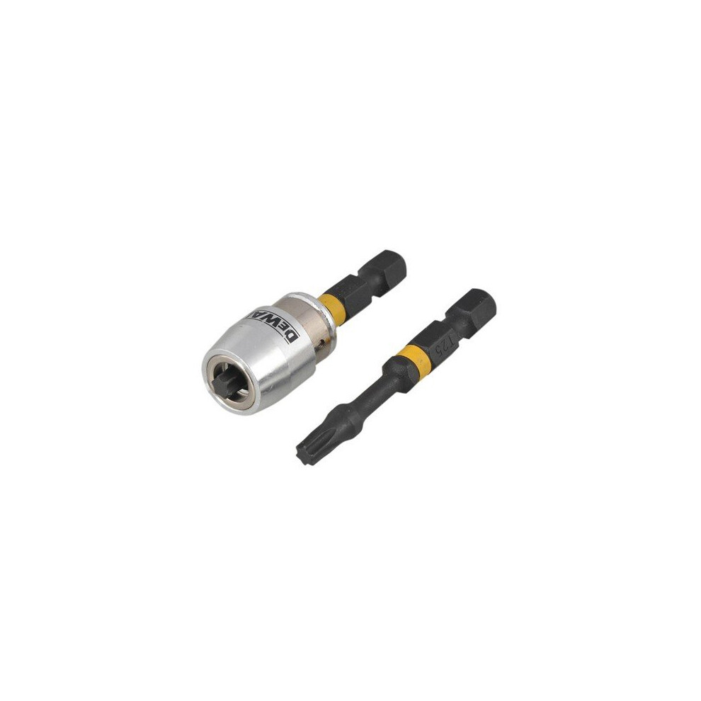 DeWalt DT70538T-QZ Impact Torsion 2 x T25 50mm and Magnetic Screwlock Sleeve