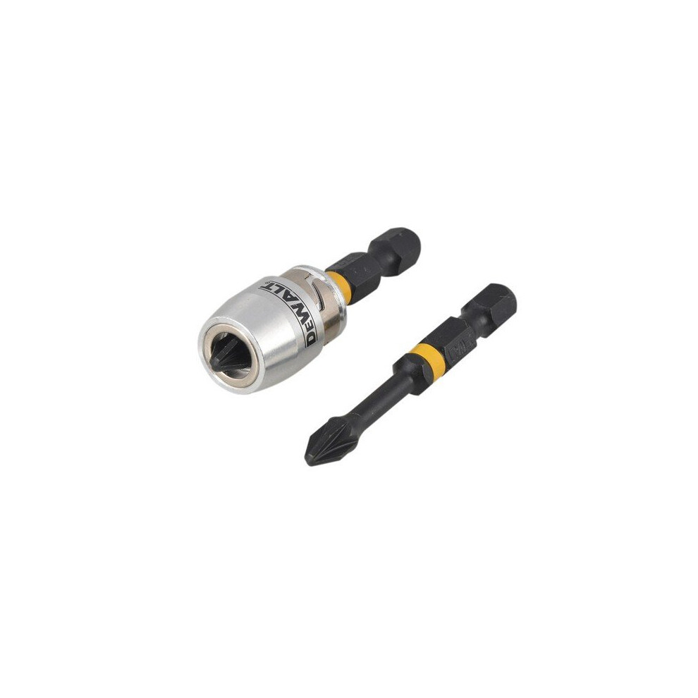 DeWalt DT70535T-QZ Impact Torsion 2 x PZ2 50mm and Magnetic Screwlock Sleeve