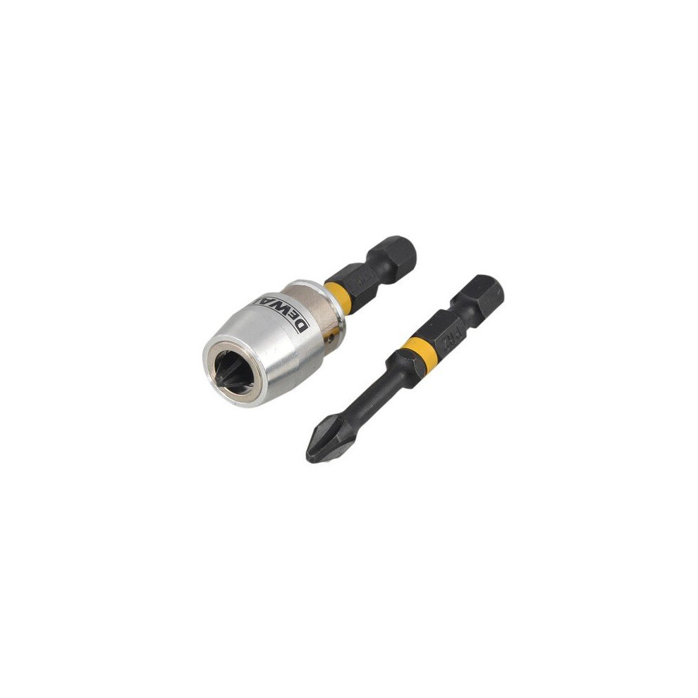 DeWalt DT70536T-QZ Impact Torsion 2 x PH2 50mm and Magnetic Screwlock Sleeve