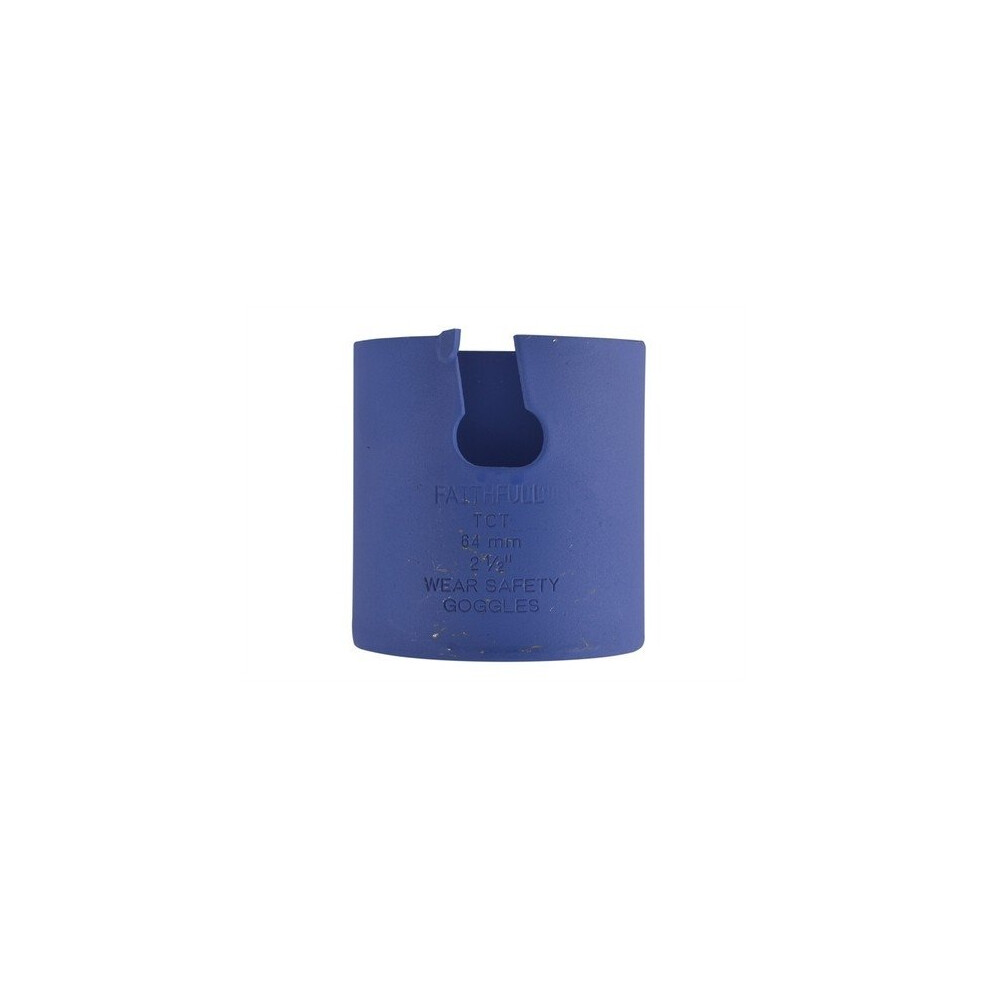 Faithfull FAIHSTCT64 Multi-Purpose TCT Holesaw 3 Tip 64mm