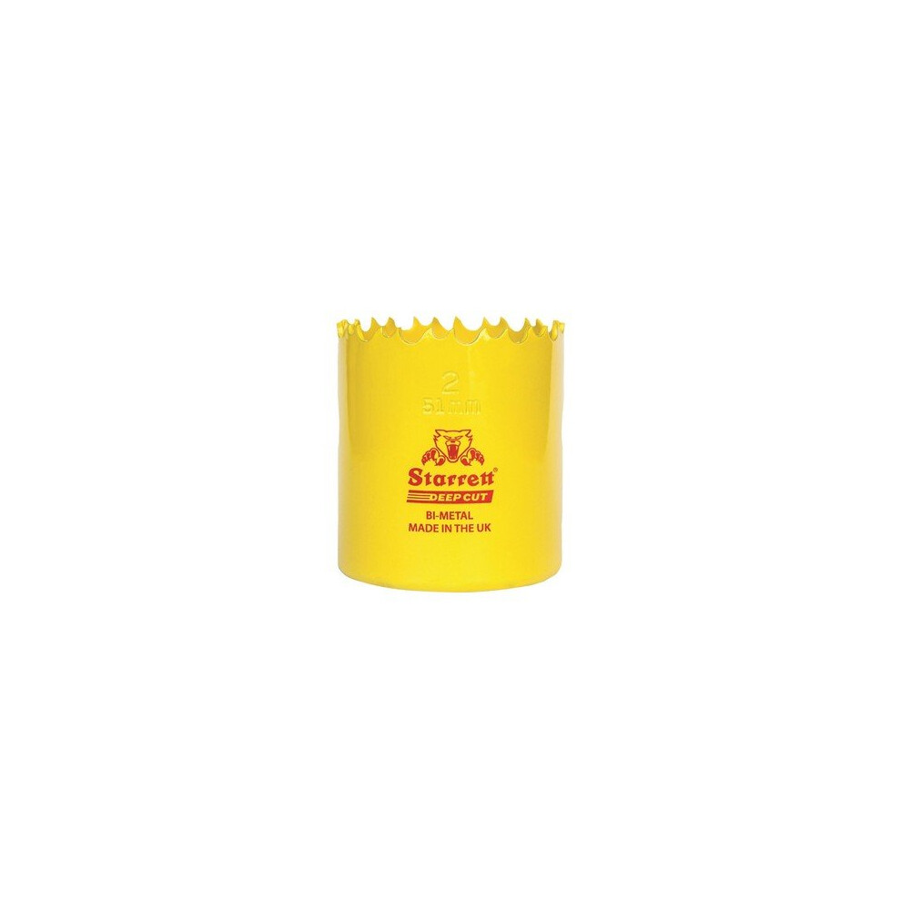Starrett DCH0200 Deep Cut Bi Metal Holesaw 51mm