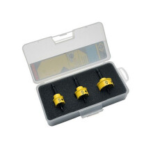 CK T3213 Sheet Steel Holesaw With 6mm Hex Shank Abrour Set of 3 20 25 and 32mm