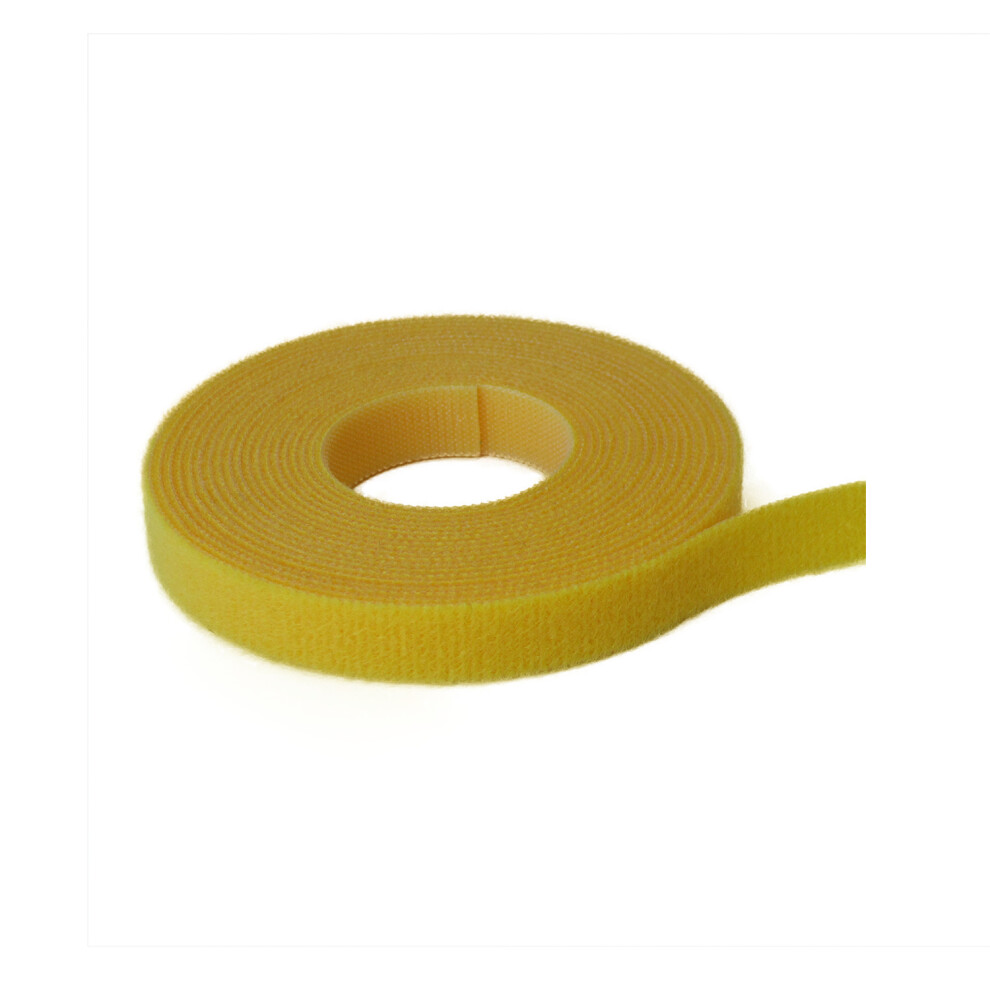 (Yellow, 25m) VELCRO® Hook and loop ONE-WRAP® double sided Strapping