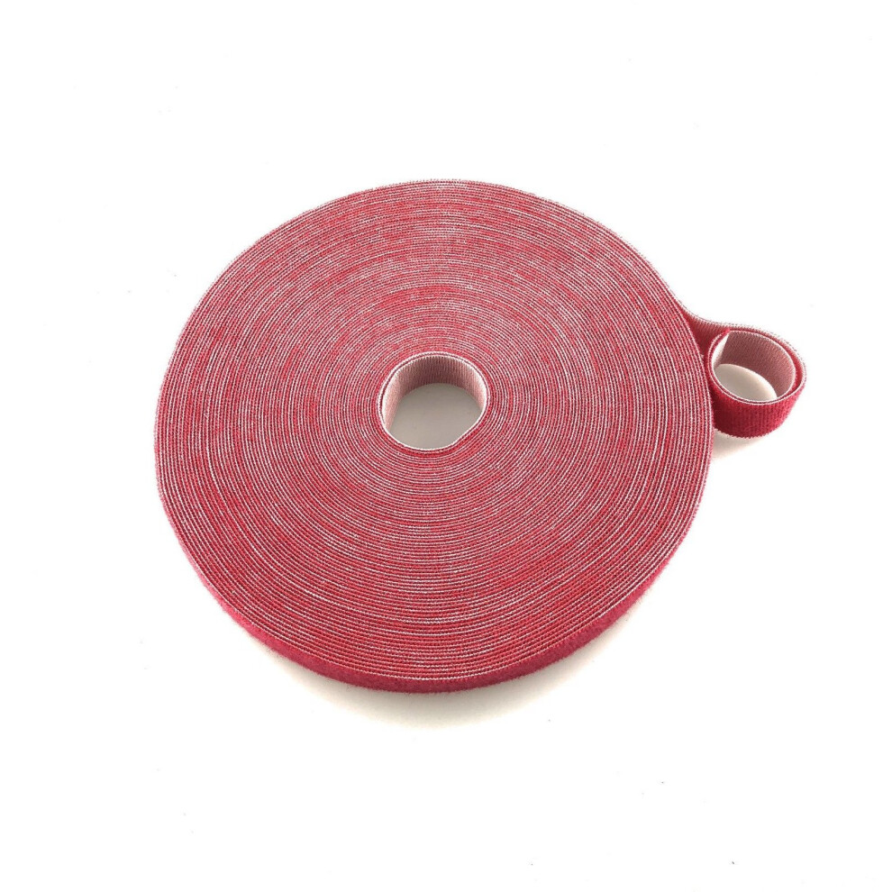 (Red, 1m) VELCRO® Hook and loop ONE-WRAP® double sided Strapping