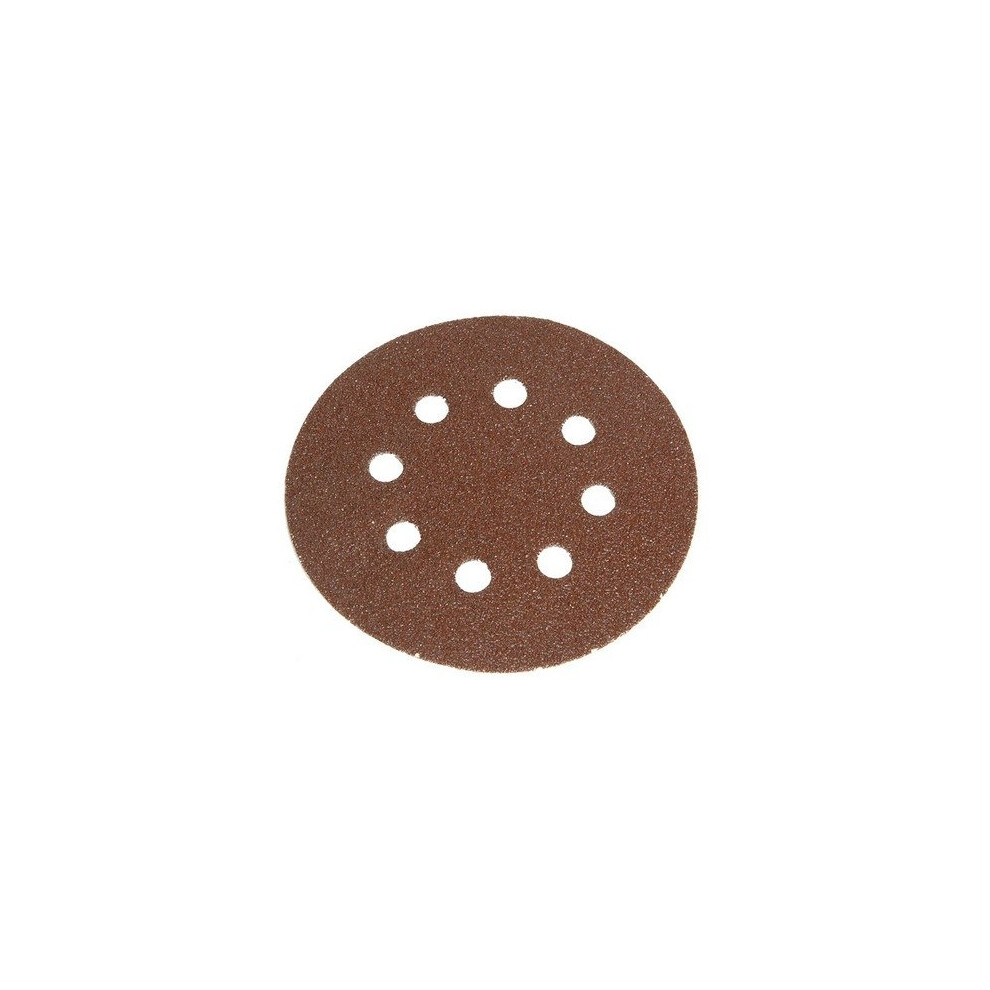 Faithfull Faiadhl150vf Hook & Loop Sanding Disc 150Mm Did2 V/ Fine (Pack Of 5)