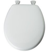 Bemis 44EC-000 Toilet Seat Round Enamel White