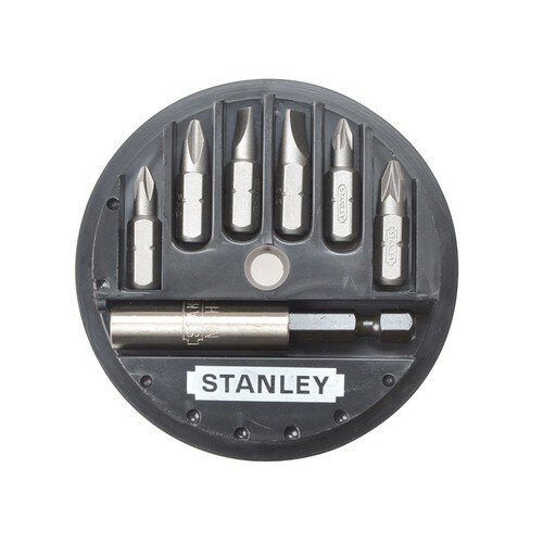 STANLEY Schroefbitset - STANLEY - 1-68-737 - 6 bits - Magnetische bithouder 60mm - Metaal